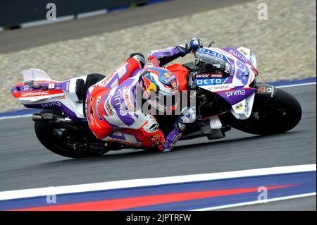Spielberg, Autriche. 20th août 2022. Martin Jorge Spa Pramac Racing Ducati pendant CryptoDATA Motorrad Grand Prix von Osterreich qualification, Championnat du monde MotoGP à Spielberg, Autriche, 20 août 2022 Credit: Independent photo Agency/Alay Live News Banque D'Images