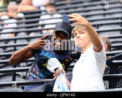 Londres, Royaume-Uni. 20th août 2022. Tottenham fan expressions lors du match de la Premier League au Tottenham Hotspur Stadium, Londres. Le crédit photo devrait se lire: David Klein/Sportimage crédit: Sportimage/Alay Live News Banque D'Images