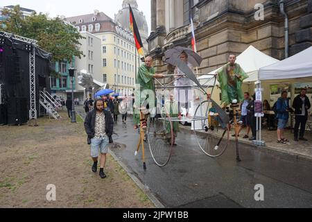 Drazdany, Allemagne. 20th août 2022. Festival d'art tout le pouvoir à l'imagination! La saison tchèque à Dresde la troisième partie commence à Dresde, Allemagne, 20 août 2022. Credit: Ales Zapotocky/CTK photo/Alamy Live News Banque D'Images