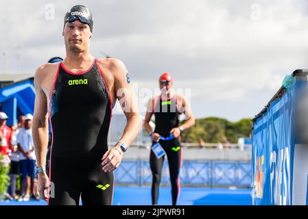 Rome, Italie. 20th août 2022. GUIDI Marcello ITA ITALY5km hommes Open Water Roma, 20/8/2022 Lido di Ostia XXVI LEN European Championships Roma 2022 photo Andrea Masini / Deepbluemedia / Insidefoto Banque D'Images