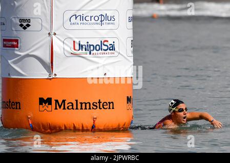 Rome, Italie. 20th août 2022. GABBRIELLESCHI Giulia ITA ITALY5km femmes en eau libre Roma, 20/8/2022 Lido di Ostia XXVI LEN Championnats d'Europe Roma 2022 photo Andrea Staccioli / Deepbluemedia / Insidefoto Banque D'Images