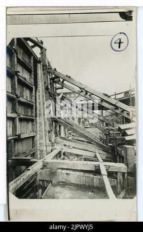 Construction du tunnel Queensway Mersey. 1925-1934 Banque D'Images