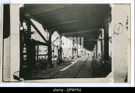 Construction du tunnel Queensway Mersey. 1925-1934 Banque D'Images