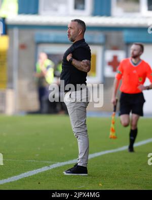 Greenock, Écosse, Royaume-Uni. 20th août 2022; Cappielow Park, Greenock, Écosse: Scottish League Championship football, Greenock Morton versus Dundee ; Greenock Morton manger Dougie Imrie Credit: Action plus Sports Images/Alay Live News Banque D'Images