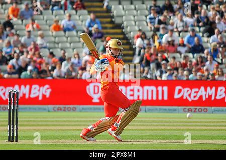 Birmingham, Royaume-Uni. 19th août 2022. Birmingham, 19 août 2022 Phoenix chauves-souris pendant la centaine Birmingham Phoenix vs Northern Super Chargers - Double Bill femmes & hommes Jeux (Karl W Newton/SPP) crédit: SPP Sport presse photo. /Alamy Live News Banque D'Images