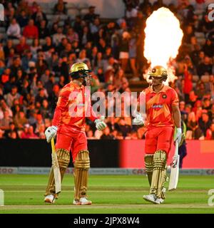 Birmingham, Royaume-Uni. 19th août 2022. Birmingham, 19 août 2022 Phoenix pendant la centaine Birmingham Phoenix vs Northern Super Chargers - Double Bill femmes & hommes Jeux (Karl W Newton/SPP) crédit: SPP Sport presse photo. /Alamy Live News Banque D'Images