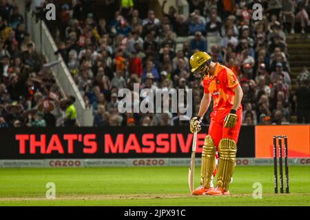 Birmingham, Royaume-Uni. 19th août 2022. Birmingham, 19 août 2022 Phoenix bat pendant la centaine Birmingham Phoenix vs Northern Super Chargers - Double Bill femmes & hommes Jeux (Karl W Newton/SPP) crédit: SPP Sport presse photo. /Alamy Live News Banque D'Images