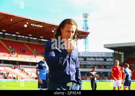 Oakwell Stadium, Barnsley, Angleterre - 20th août 2022 Gareth Ainsworth Manager de Wycombe Wanderers à la fin du match - Barnsley v Wycombe Wanderers, Sky Bet League One, 2022/23, Oakwell Stadium, Barnsley, Angleterre - 20th août 2022 crédit: Arthur Haigh/WhiteRosePhotos/Alay Live News Banque D'Images