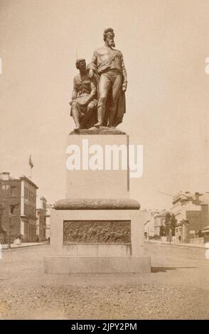 Thomas Foster Chuck - monument de Burke et Wills Banque D'Images