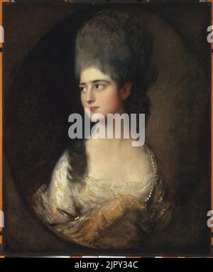 Thomas Gainsborough - Portrait de Mlle Elizabeth Linley - E1924-4-13 Banque D'Images