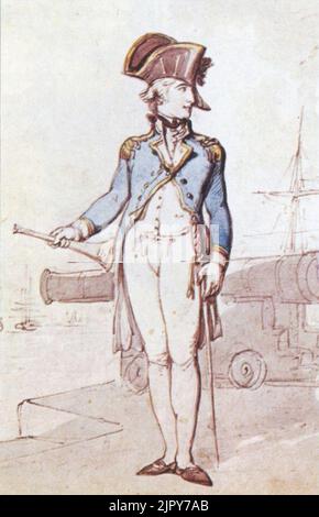 Thomas Rowlandson-capitaine Banque D'Images
