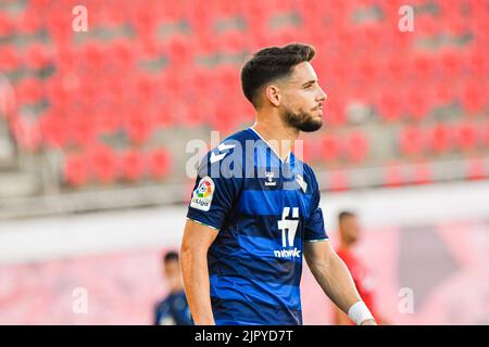 MALLORCA, ESPAGNE - AOÛT 20: Alex Moreno de Real Betis pendant dans le match entre RCD Mallorca et Real Betis de la Liga Santander sur 20 août 2022 à visiter le stade de Majorque son Moix à Majorque, Espagne. (Photo de Samuel Carreño/PxImages) Banque D'Images