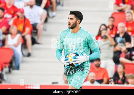 MALLORCA, ESPAGNE - AOÛT 20: Rui Silva de Real Betis dans le match entre RCD Mallorca et Real Betis de la Liga Santander sur 20 août 2022 à visiter le stade de Majorque son Moix à Majorque, Espagne. (Photo de Samuel Carreño/PxImages) Banque D'Images