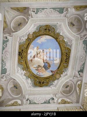 Tiepolo - il Tempo scoparc la Verità, Palazzo Barbarigo, 1744-1745 Banque D'Images