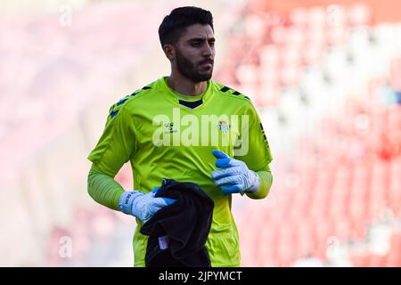 Majorque, Majorque, Espagne. 20th août 2022. MALLORCA, ESPAGNE - AOÛT 20: Rui Silva dans l'échauffement du match entre le RCD Mallorca et Real Betis de la Liga Santander sur 20 août 2022 à visiter le stade de Majorque son Moix à Majorque, Espagne. (Credit image: © Samuel Carreño/PX Imagens via ZUMA Press Wire) Banque D'Images