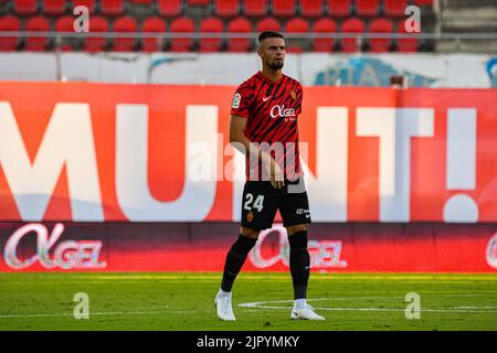 Majorque, Majorque, Espagne. 20th août 2022. MALLORCA, ESPAGNE - AOÛT 20: Martin Valjent du RCD Mallorca dans le match entre le RCD Mallorca et Real Betis de la Liga Santander sur 20 août 2022 à visiter le stade de Majorque son Moix à Majorque, Espagne. (Credit image: © Samuel Carreño/PX Imagens via ZUMA Press Wire) Banque D'Images