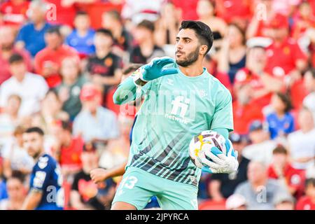 Majorque, Majorque, Espagne. 20th août 2022. MALLORCA, ESPAGNE - AOÛT 20: Rui Silva de Real Betis pendant dans le match entre RCD Mallorca et Real Betis de la Liga Santander sur 20 août 2022 à visiter le stade de Majorque son Moix à Majorque, Espagne. (Credit image: © Samuel Carreño/PX Imagens via ZUMA Press Wire) Banque D'Images