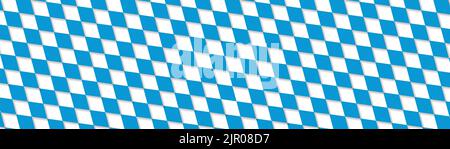 Bannière abstraite Oktoberfest à motif géométrique bleu. Arrière-plan vectoriel Illustration de Vecteur