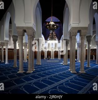 Paris, France - juillet 14 : intérieur de la Grande Mosquée de Paris pleine de magnifiques mosaïques sur 14 juillet 2022 Banque D'Images