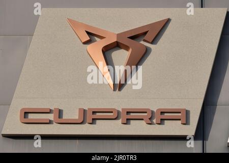 Logo Cupra. Banque D'Images