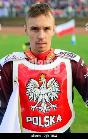 Glasgow, Écosse, Royaume-Uni. 20th août 2022. Dominik Kubera (Pologne) lors du FIM Speedway Grand Prix Challenge au Peugeot Ashfield Stadium, Glasgow, le samedi 20th août 2022. (Crédit : Ian Charles | MI News) Banque D'Images