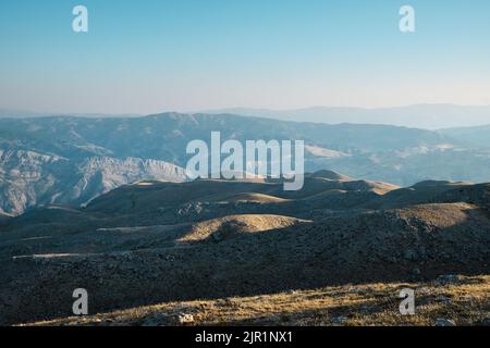 Tôt le matin au parc national de Nemrut Banque D'Images