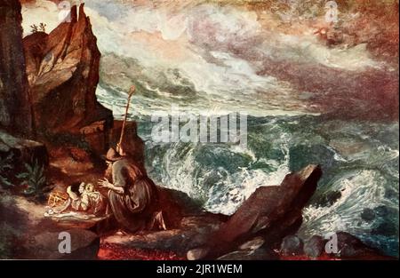 Perdita découvert (The Winter's Tale Act III Scene 3) du livre ' Tales from Shakespeare ' de William Shakespeare édité par Charles et Mary Lamb illustré par Norman M. Price Publisher New York : Scribner ; Londres : T.C. ET E.C. Jack in 1915 Banque D'Images