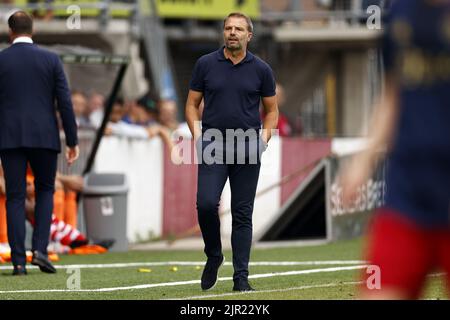 ROTTERDAM - Sparta Rotterdam entraîneur Maurice Steijn pendant le match néerlandais Eredivisie entre Sparta Rotterdam et Ajax au stade Sparta Het Kasteel sur 21 août 2022 à Rotterdam, pays-Bas. ANP MAURICE VAN STEEN Banque D'Images