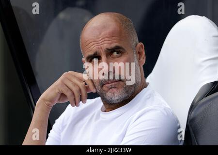 Newcastle, Royaume-Uni, 21/08/2022, PEP GUARDIOLA, MANCHESTER CITY FC MANAGER, 2022Credit: Allstar Picture Library/ Alay Live News Banque D'Images