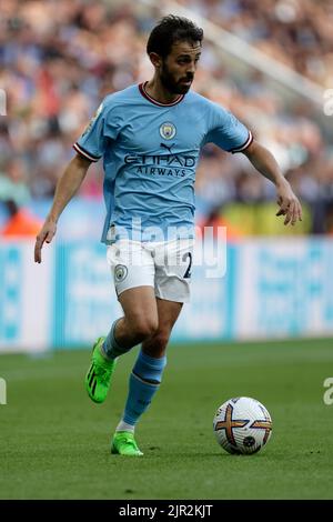 NEWCASTLE, ROYAUME-UNI, 21/08/2022, BERNARDO SILVA, MANCHESTER CITYS, 2022Credit: Allstar Picture Library/ Alamy Live News Banque D'Images