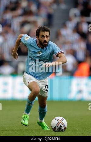 NEWCASTLE, ROYAUME-UNI, 21/08/2022, BERNARDO SILVA, MANCHESTER CITY FC, 2022Credit: Allstar Picture Library/ Alamy Live News Banque D'Images