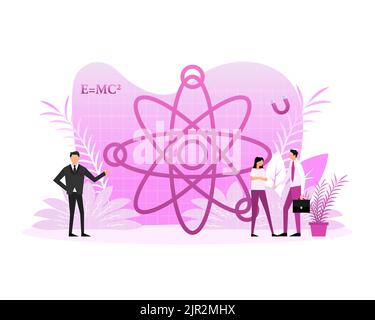 Formules de théorie mathématique. Sujet de l'école de mathématiques. Apprentissage des mathématiques, idée. Illustration de Vecteur