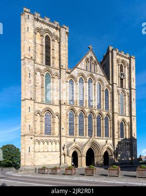Cathédrale Saint-Pierre et Saint-Wilfrid - Ripon Cathedral - Ripon, North Yorkshire, Angleterre, Royaume-Uni Banque D'Images