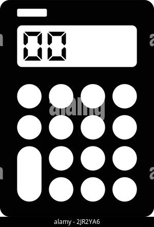 Calculatrice, icône de comptabilité - utilisation parfaite pour la conception et le développement de sites Web, de fichiers imprimés et de présentations, de supports promotionnels et bien plus encore. Illustration de Vecteur