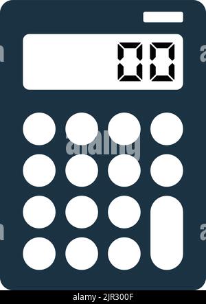 Calculatrice, icône de comptabilité - utilisation parfaite pour la conception et le développement de sites Web, de fichiers imprimés et de présentations, de supports promotionnels et bien plus encore. Illustration de Vecteur