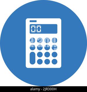 Calculatrice, icône de comptabilité - utilisation parfaite pour la conception et le développement de sites Web, de fichiers imprimés et de présentations, de supports promotionnels et bien plus encore. Illustration de Vecteur