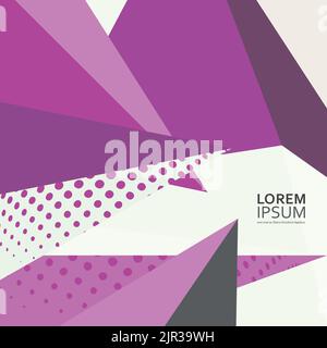 Fond vectoriel faible en poly. Illustration d'une texture abstraite avec des triangles. Motif pour bannière, affiche, prospectus Illustration de Vecteur