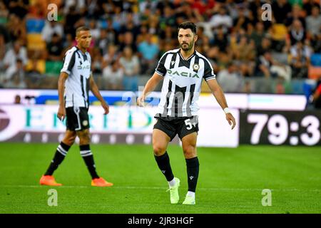 Udine, Italie. 20th août 2022. Portrait d'Udinese Tolgay Arslan pendant Udinese Calcio vs US Salernitana, football italien série A match in Udine, Italie, 20 août 2022 crédit: Agence de photo indépendante/Alamy Live News Banque D'Images