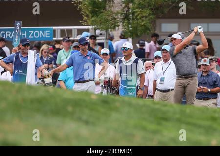 Wilmington, DE, États-Unis. 21st août 2022. Le golfeur SCOTT STALLINGS en action pendant le championnat BMW dimanche 21 août 2022, au Wilmington Country Club à Wilmington, Delaware. (Image de crédit : © Saquan Stimpson/ZUMA Press Wire) Banque D'Images