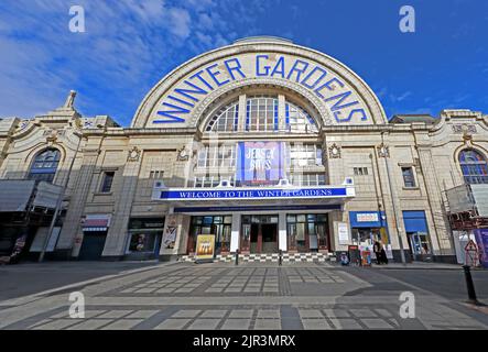 Les jardins d'hiver de Blackpool, 97 Church St, Blackpool, Lancashire, Angleterre, ROYAUME-UNI, FY1 1HL - EXTÉRIEUR Banque D'Images