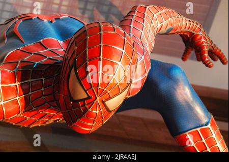 The Amazing Spider-Man. Musée de cire Madame Tussauds. Banque D'Images