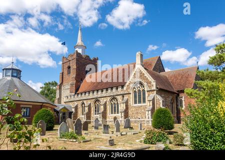 Église Sainte-Marie-la-Vierge, St. Mary's Lane, Maldon, Essex, Angleterre, Royaume-Uni Banque D'Images