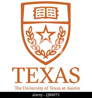 Sceau et logo de l'Université du Texas Illustration de Vecteur