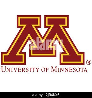 Sceau et logo de l'Université du Minnesota Illustration de Vecteur