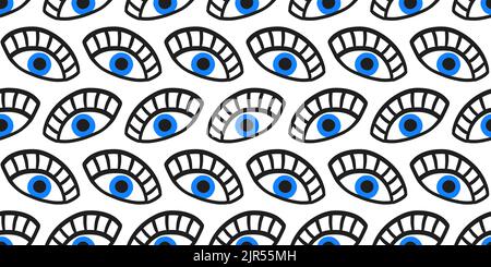 Mal yeux texture sans couture de motif Illustration de Vecteur