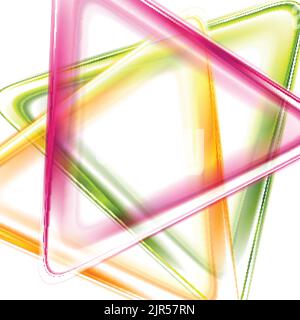 Arrière-plan abstrait et technique à triangles colorés et lisses. Conception vectorielle Illustration de Vecteur