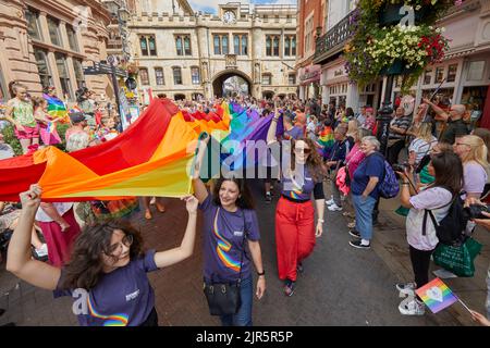 Lincoln Pride Parade 20 août 2022 photo : ©Phil Crow 2022 Banque D'Images