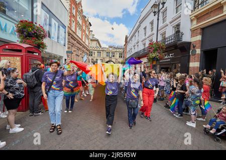 Lincoln Pride Parade 20 août 2022 photo : ©Phil Crow 2022 Banque D'Images