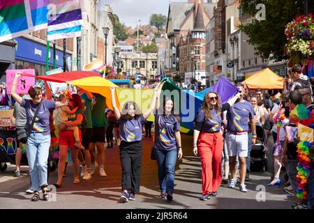 Lincoln Pride Parade 20 août 2022 photo : ©Phil Crow 2022 Banque D'Images