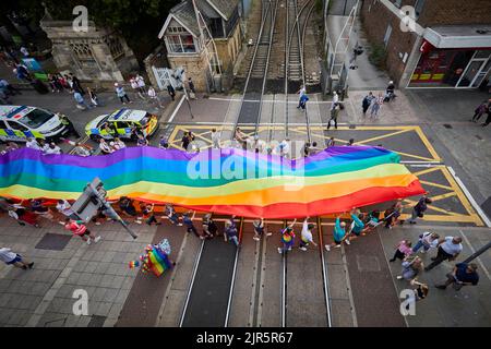 Lincoln Pride Parade 20 août 2022 photo : ©Phil Crow 2022 Banque D'Images